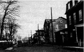 Rue Principale de Saint-Thuribe en 1948